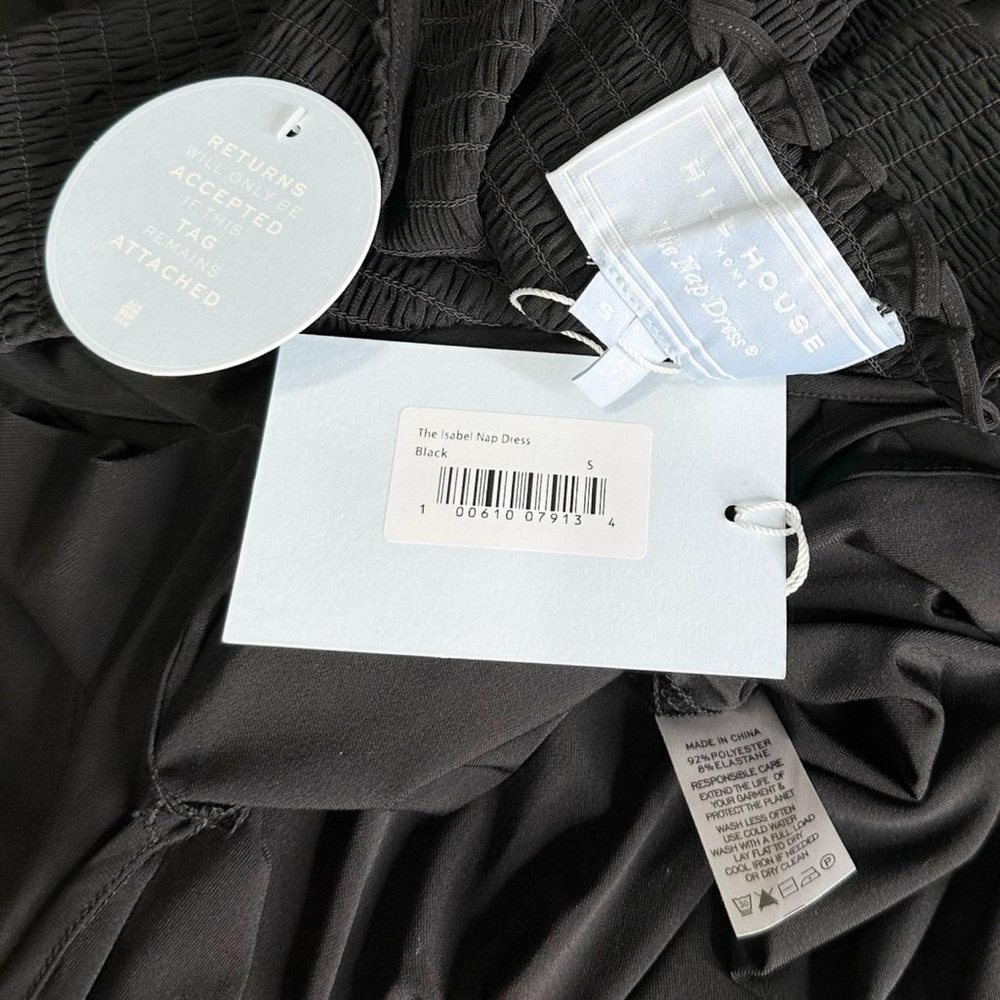HILL HOUSE Isabel Nap Dress, Black, Small - Picture 11 of 11